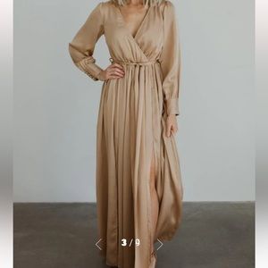 Baltic Born Jenna maxi dress gold